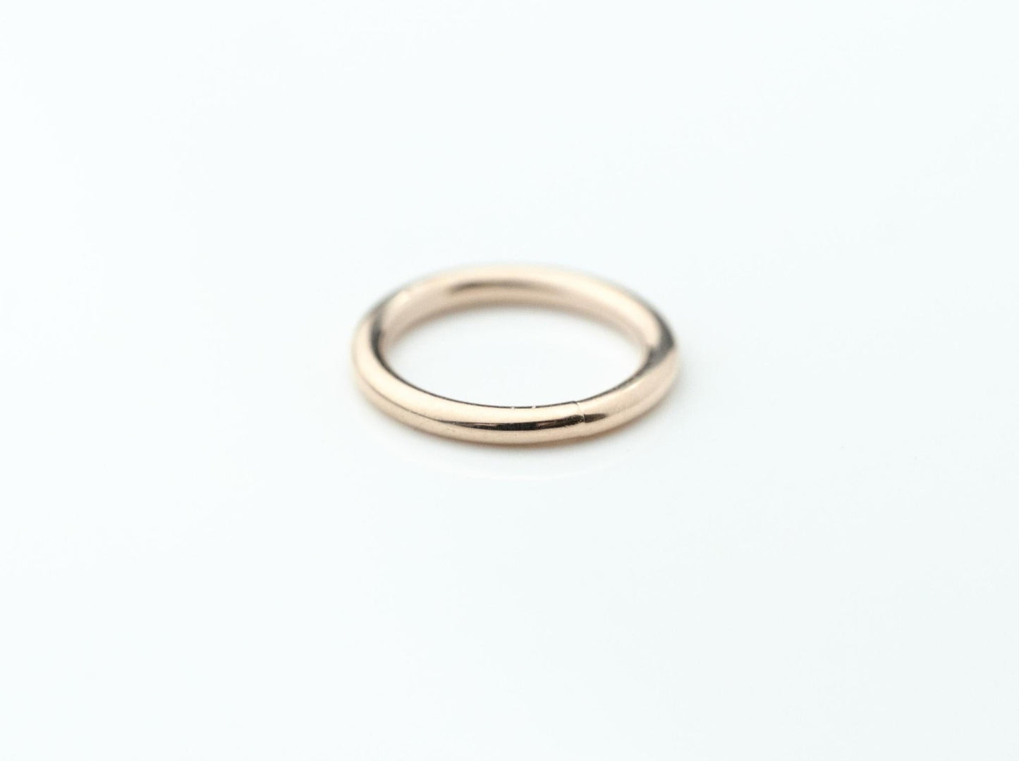 Seam Ring in 14k Rose Gold by BVLA