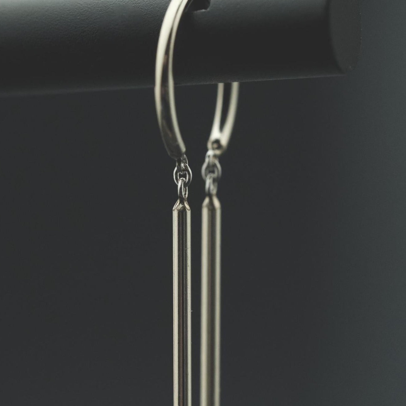 Chime Earring in 14k White Gold by Jack + G