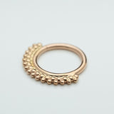 Kolo Seam Ring 16g 3/8", 14k Rose Gold