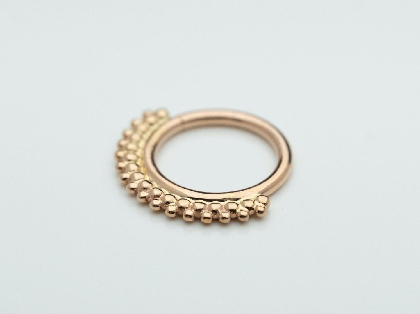 Kolo Seam Ring in 14k Rose Gold by BVLA