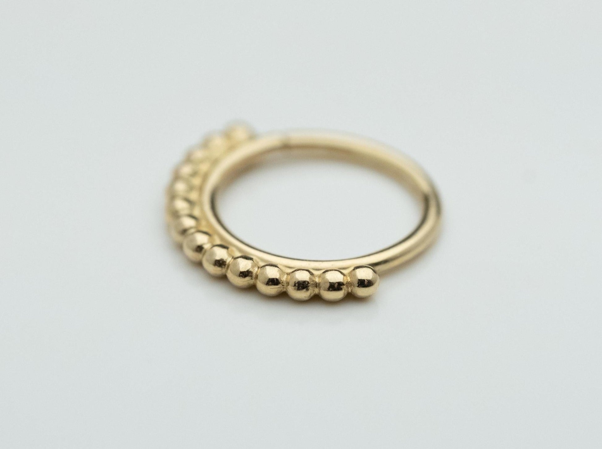 Latchmi Seam Ring in 14k Yellow Gold by BVLA