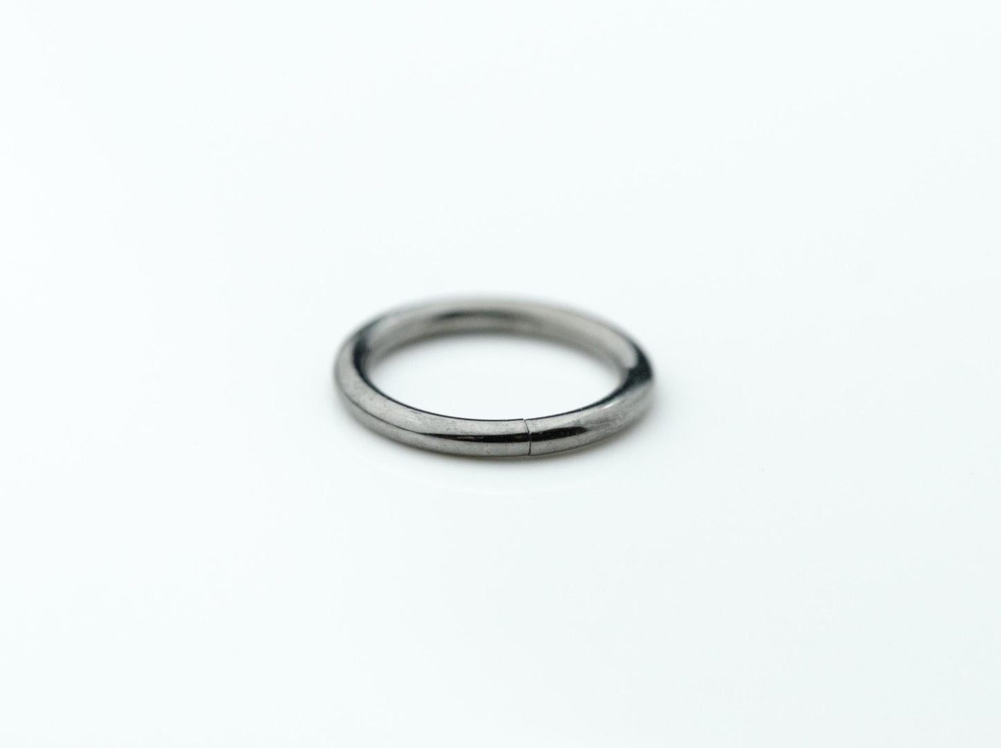 Seam Ring in 14k White Gold w/Black Rhodium plating by BVLA