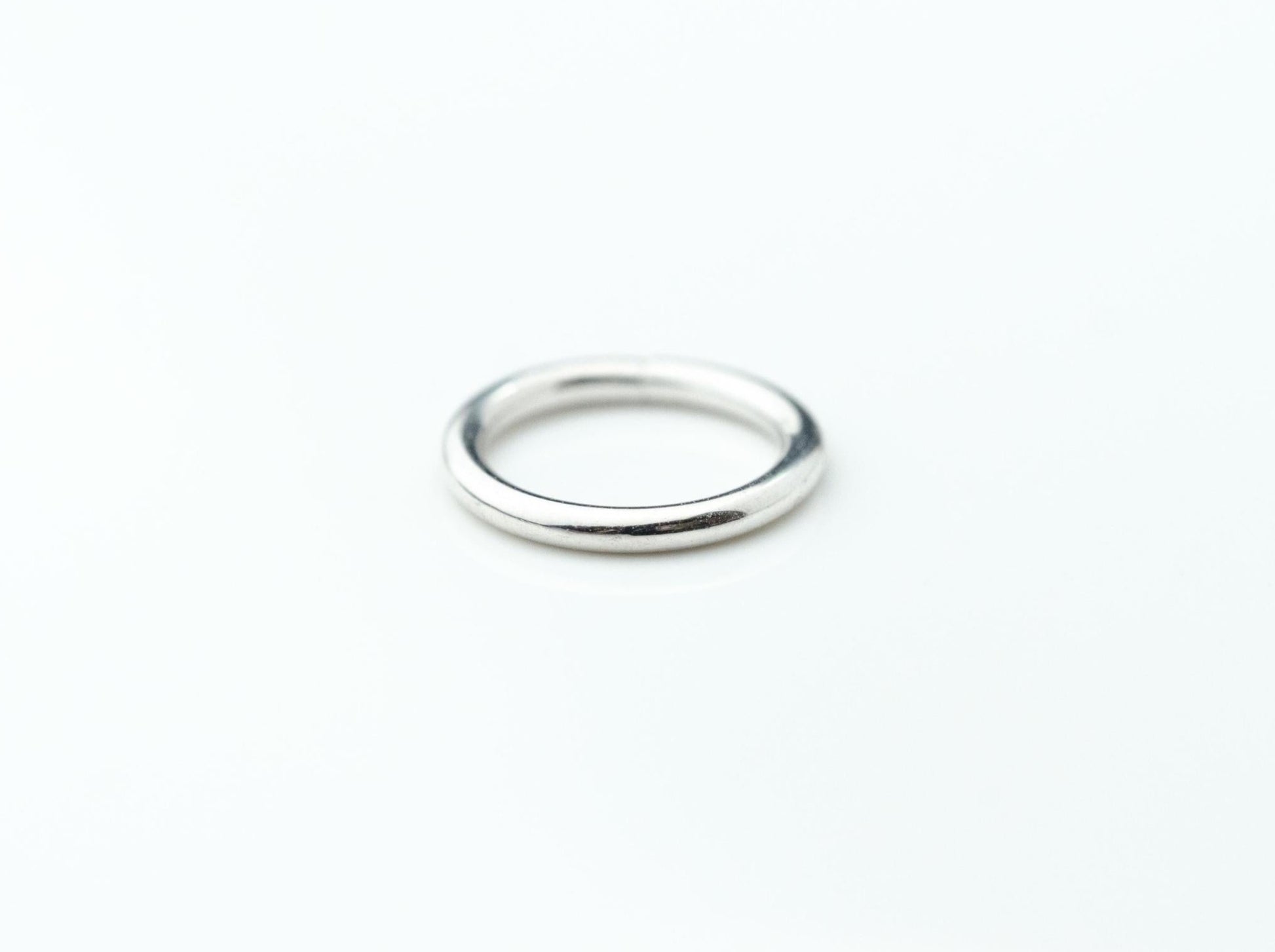 Seam Ring in 14k White Gold by BVLA