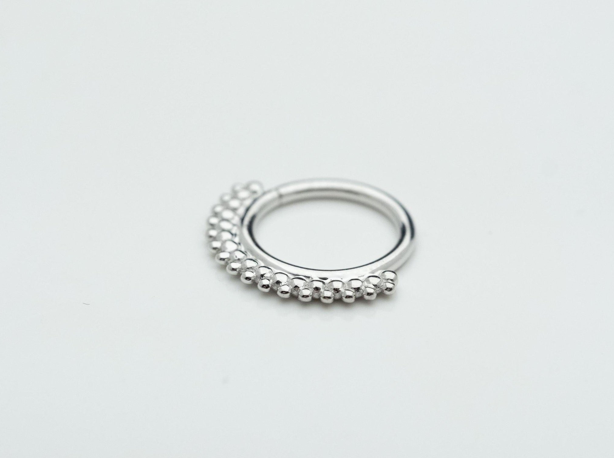 Kolo Seam Ring in 14k White Gold by BVLA