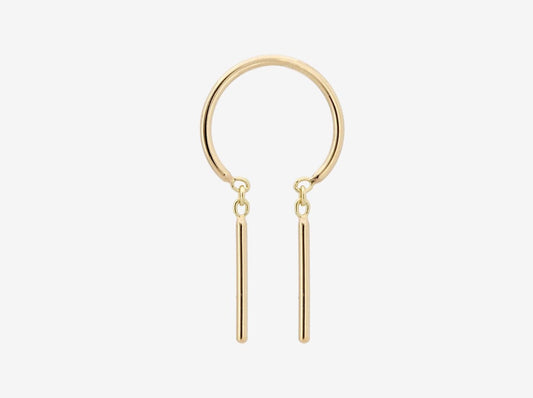 Baby Chime Earring in 14k Yellow Gold by jack&g