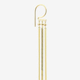 Loopdie R Fringe Earring in 14k Yellow Gold by jack&g