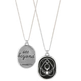 See Beyond Sterling Silver Mantra Necklace with 20" chain by Lanabetty